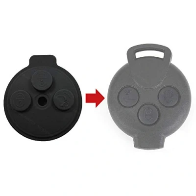 Abbildung von KONIKON NEU 1x Tastenfeld Knopf Ersatztaste Schlüssel Fernbedienung passend für SMART FORTWO + 451 FORFOUR Roadster 3 Tasten
