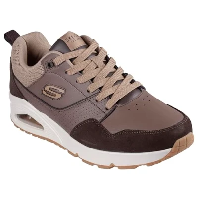 Abbildung von Skechers Herren UNO Retro One Sneaker, braun, 41 EU