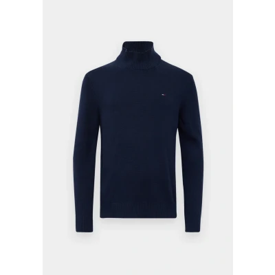 Abbildung von Tommy Jeans ROLL NECK Strickpullover, Herren, Größe: 46, Dark night navy
