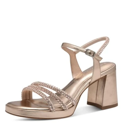 Abbildung von Tamaris High Heel Sandalette, Damen, Größe: 36, Rose glam Schuhe
