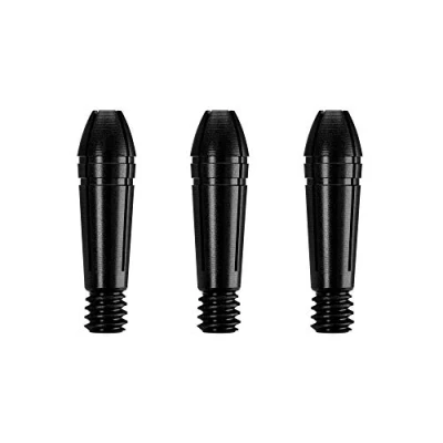 Abbildung von Mission Titan Fox Dart Schäfte, Aluminium Tops (schwarz, 3 Ersatz Tops)