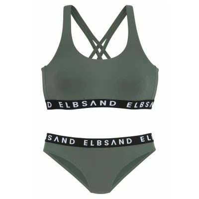 Abbildung von Elbsand SET Bikini, Damen, Größe: 36xA/B, Oliv