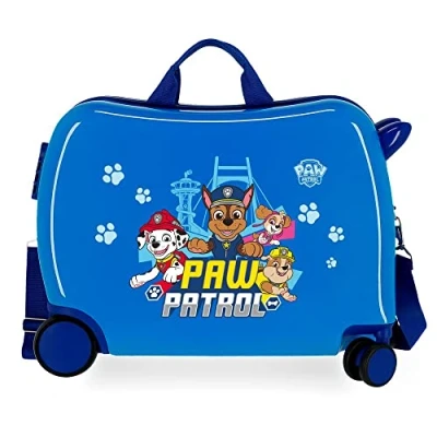 Abbildung von Pepe Jeans, Paw Patrol Always Heroic Kinderkoffer, blau, 50 x 38 20 cm, Harter ABS Kunststoff, 34 l, 1,8 kg, 4 Räder, única, Kinderkoffer