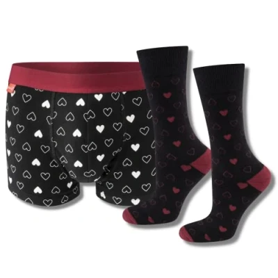 Abbildung von soxo Boxershorts Herren and Lustige Socken Geschenke Set Für Männer Baumwolle L + 40 45