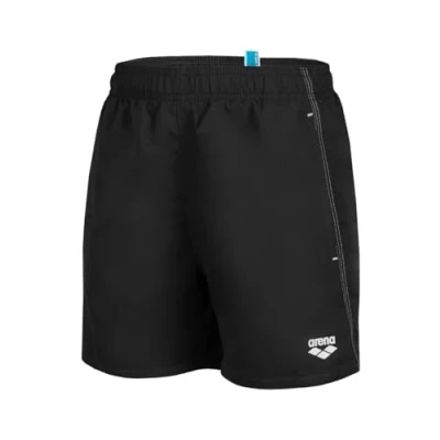 Abbildung von Arena Jungen Boys&#039; Beach Boxer Solid Swim Trunks, Black White, 152 EU