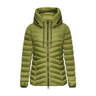 Abbildung von s.Oliver Damen 2150624 Steppjacke mit Kapuze, 7774 Grün, 36