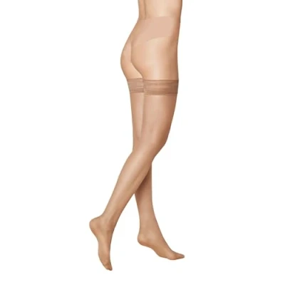 Abbildung von KUNERT Damen Halterlose Strümpfe Beauty 7 rutschfest DEN Tan 1003 35 37
