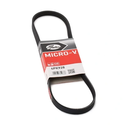 Abbildung von GATES Micro V 4PK928 Keilrippenriemen 928 4 Polyester, EPDM (Ethylen Propylen Dien Kautschuk) RENAULT: CLIO 2, Kangoo I Express,