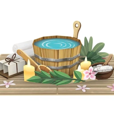 Abbildung von papercrush® Pop Up Karte Sauna 3D Gutscheinkarte für Paare &amp; Spa, Wellnessgutschein Frauen zum Geburtstag, Jahrestag oder Mama Muttertag, Geldgeschenk beste Freundin Tante