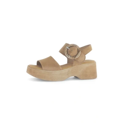 Abbildung von Gabor Plateausandalette, Damen, Größe: 39, Walnut Schuhe