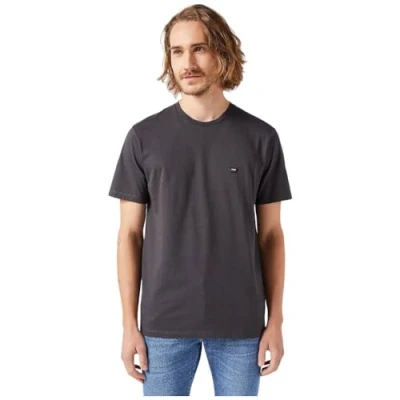 Abbildung von Wrangler SIGN OFF Tshirt basic, Herren, Größe: 3XL, Faded black