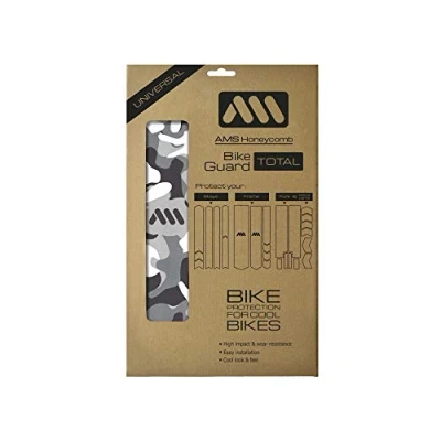 Abbildung von Rahmenschutz Total gegen Starke Schläge Schützt Ihr Fahrrad vor Kratzern und Beulen, Klar/Camo