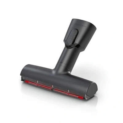 Abbildung von Bosch XXL Polsterdüse BHZUNGXXL, geeignet für Unlimited 10 Akku Staubsauger, 360 Rotation, großer Bürstendurchmesser, ideal Polstermöbel und zur Fahrzeug Innenreinigung, Original Zubehör, schwarz
