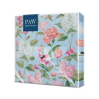 Abbildung von PAW Papierservietten 33 x cm, 3 lagige Servietten aus Papier. 20 Stück. Ideal für besondere Anlässe wie Geburtstage, Namenstage, Gartenfeste, Familienfeiern, Partys mit Freunden.