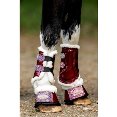 Abbildung von HB Beinschutz Gold Rush Glitter Little Sizes Burgunderrot XXXS Agradi.deVerkauft von Agradi
