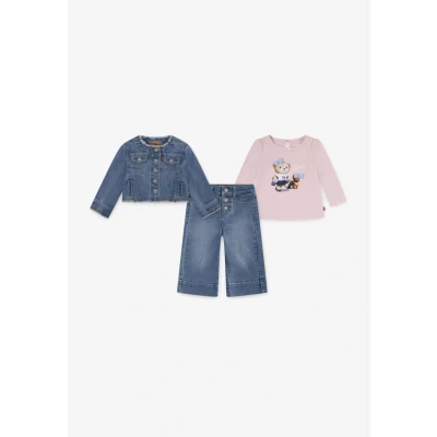Abbildung von Levi&#039;s SET Jeansjacke für Kinder, Größe: 68, Crystal rose