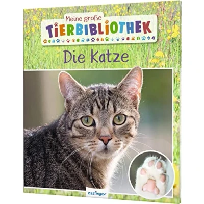 Abbildung von Meine große Tierbibliothek: Die Katze: Sachbuch für Vorschule &amp; Grundschule