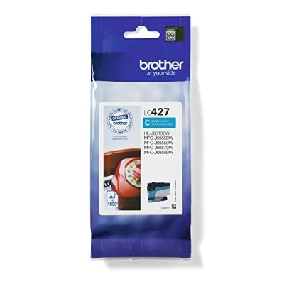 Abbildung von Brother Original Tintenpatrone LC 427C Cyan für ca. 1.500 Seiten, MFC J5955DW, J6955DW, J6957DW, HL J6010DW Standard