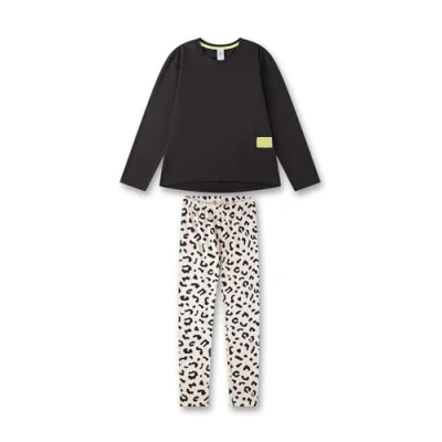 Abbildung von Sanetta Mädchen Schlafanzug schwarz Hochwertiger und bequemer aus Baumwolle für Mädchen. Pyjamaset 152