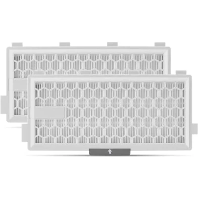 Abbildung von 2x HEPA Airclean Plus 50 Filter für Miele Complete C3 Powerline, S8340 Staubsaugerfilter Air Clean SF HA C2 Compact C1 2 Pack Staubsauger Ersatzteile Zubehör von Supremery