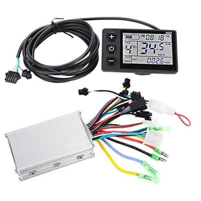 Abbildung von MAGT Elektromotor Brushless Controller, 36V 48V Elektroroller Bürstenloser Controller Aluminium Sinus Elektrofahrrad wasserdichte LCD Display Panel (UnitCount : 2#36V 48V)