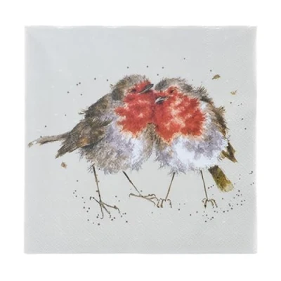 Abbildung von Papier Servietten Snuggled Together 33x33cm