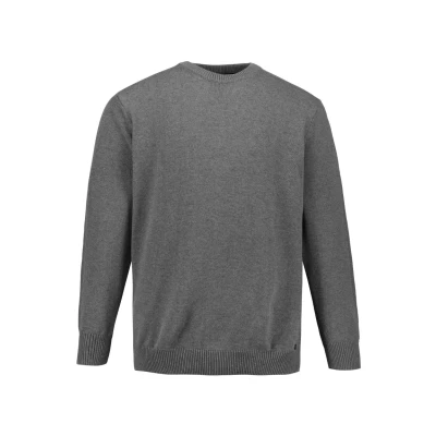Abbildung von JP1880 Strickpullover, Herren, Größe: 3XL, Grau melange