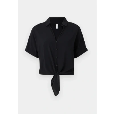 Abbildung von ONLY Onlnova LIFE KNOT Shirt Hemdbluse, Damen, Größe: XS, Black