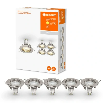 Abbildung von LEDVANCE LED Einbauspot GU10 Recessed 5er nickel