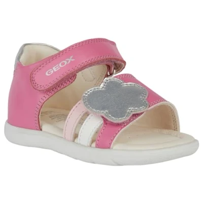 Abbildung von Geox Baby Mädchen B ALUL Girl A Sandal, DK PINK/Silver, 22 EU