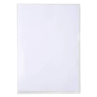 Abbildung von Exacompta 660530E 10er Pack PVC Kunststoff Aktenhüllen. für DIN A4 transparent glasklar oben und seitlich offen Plastikhülle Klarsichthülle Büro die mobile Organisation