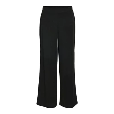 Abbildung von Noisy May Nmbob WIDE Stoffhose, Damen, Größe: Medium, Black