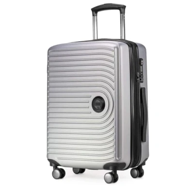 Abbildung von HAUPTSTADTKOFFER Mitte Handgepäck 55x40x23, TSA, 4 Rollen, Reisekoffer, Hartschalenkoffer, Rollkoffer, Handgepäckkoffer, Bordgepäck Koffer, Silbermatt