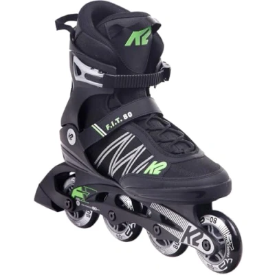 Abbildung von K2 Skates Herren Inline F.I.T. 80, black green, 30E0873.1.1.100