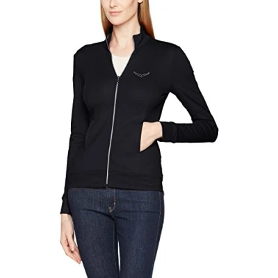 Abbildung von Trigema Damen 5021111 Sweatjacke,Blau (navy), Gr. L