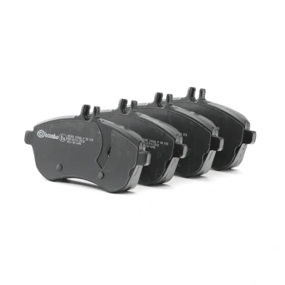 Abbildung von BREMBO P 50 070 Bremsbelagsatz PRIME LINE Ring für Verschleißwarnanzeiger vorbereitet mit Bremssattelschrauben Zubehör