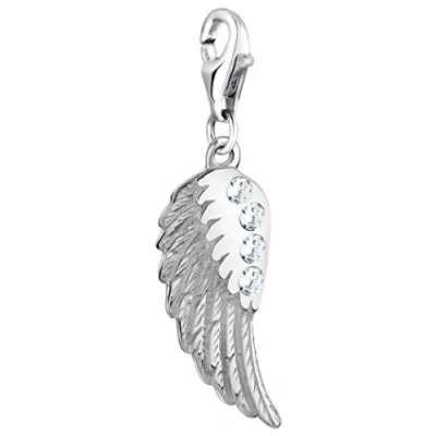 Abbildung von Nenalina Flügel Karabiner Charm Anhänger für Bettelarmband aus 925 Sterling Silber 712061 019