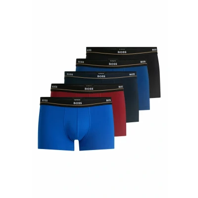 Abbildung von BOSS 5P Essential Boxershorts, Herren, Größe: Small, Patterned twelve