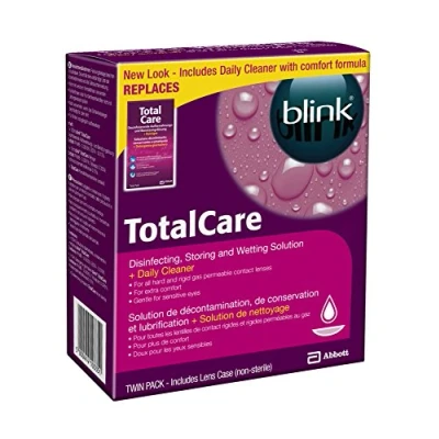 Abbildung von AMO blink TotalCare Multipack Das Rundum sorglos Paket für Träger von harten Linsen Hartlinsenreiniger, Kontaktlinsen Pflegemittel &amp; Behälter in einem Set