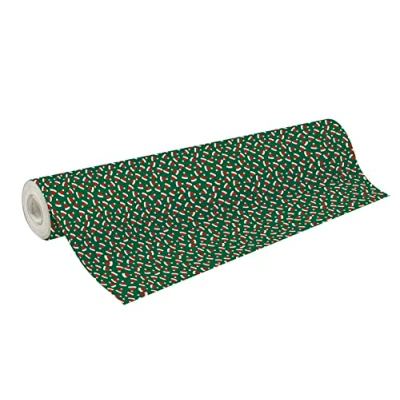 Abbildung von Clairefontaine 211947C Rolle Geschenkpapier Alliance 60g, 50x0,70m, ideal für voluminöse Geschenke und Profis, 1 Rolle, Weihnachtsmütze