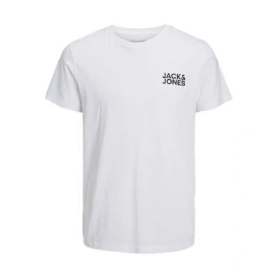 Abbildung von Jack &amp; Jones Oneck Tshirt basic, Herren, Größe: 6XL, White
