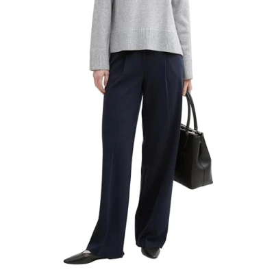 Abbildung von TOM Tailor LEA WIDE LEG Stoffhose, Damen, Größe: 40x32, Sky captain blue