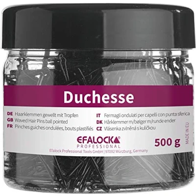 Abbildung von Efalock Professional Duchesse Haarklemmen, 5 cm, gold, 1er Pack, (1x 500g)