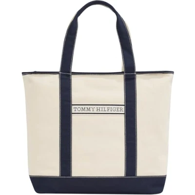 Abbildung von Tommy Hilfiger Summer TOTE Unisex Shopping Bag, Größe: One Size, Blue