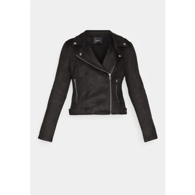 Abbildung von Vero Moda Vmjose NOOS Kunstlederjacke, Damen, Größe: XS, Black