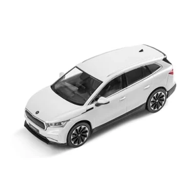Abbildung von Skoda 5LA099300S9R Modellauto ENYAQ iV Miniatur, Maßstab 1:43, weiß