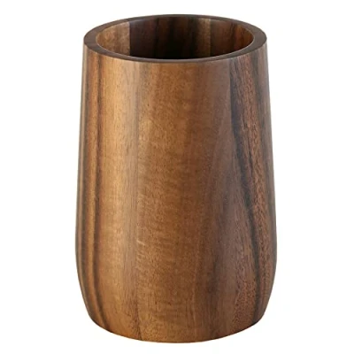 Abbildung von Kleine Wolke Zahnputzbecher Acaia, Accessoires, Farbe Braun, Material: Akazie, Länge 7,5 x Breite Höhe 10,8 cm