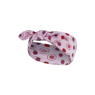 Abbildung von Sterntaler Sommer Stirnband Erdbeeren für Mädchen Haarband Baby aus weichem Jersey Material, schmiegt sich an den Kopf ohne zu drücken rosa, 47