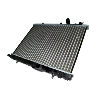 Abbildung von THERMOTEC D7P010TT Kühler, Motorkühlung für Fahrzeuge mit/ohne Klimaanlage 549 380 26 Schaltgetriebe Kühlrippen mechanisch gefügt