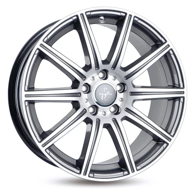 Abbildung von KESKIN 5 loch 19Zoll 112mm Alufelge KT16 Dynamic palladium Front poliert KT168519511245PFP Felge